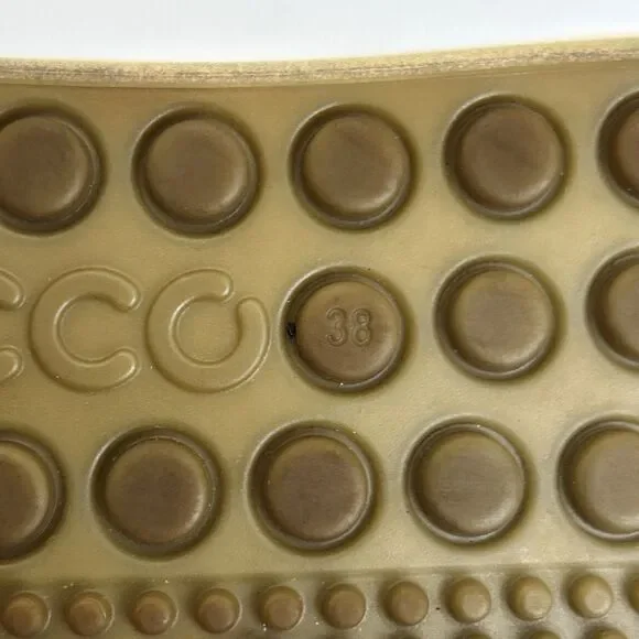 ECCO Soft 7 Comfort Sneakers Womens Sz 7-7.5 Black Leather Low Top Casual City - Picture 8 of 9